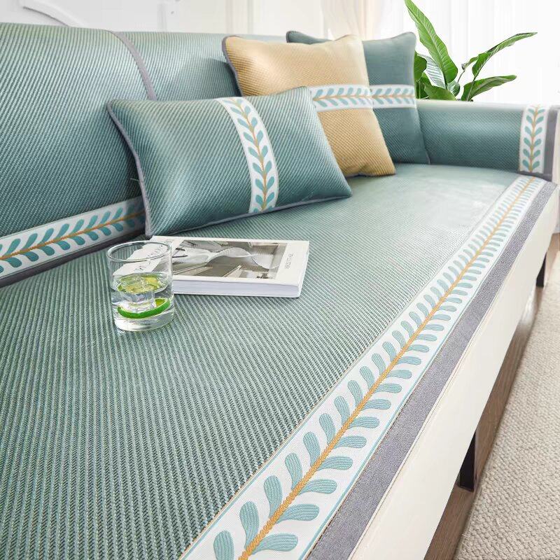 沙发凉席坐垫夏季冰藤沙发垫防滑清凉沙发垫2024新款定制凉垫现代,居家布艺,沙发垫,淘宝优惠券,粉丝福利购,淘宝优惠卷