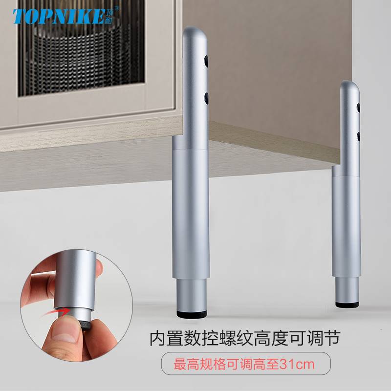 柜脚 加厚吧台柱支撑腿木板台面站架支架通用托架桌腿承重不锈钢