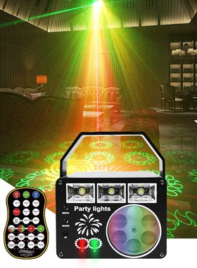 usb彩灯浪漫氛围LED声控旋转魔球灯家用DJ房间客厅KTV蹦迪舞厅