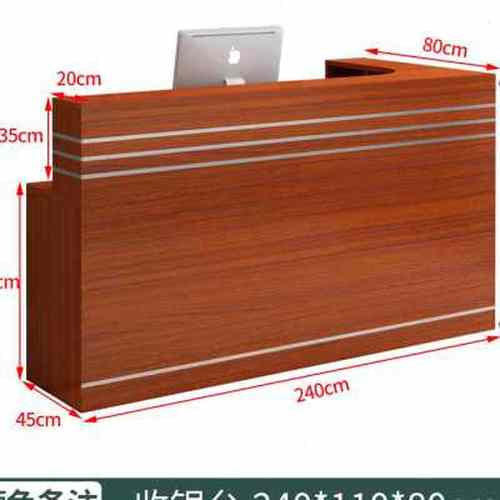 饭店吧台收银台柜台简约现代商用酒柜组合店铺小型转角前台接待o