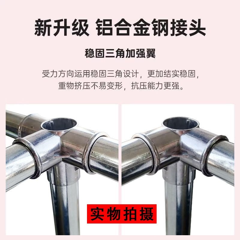 2023衣柜卧室家用出租房用简易组装布衣柜加厚全钢架结实耐用衣橱