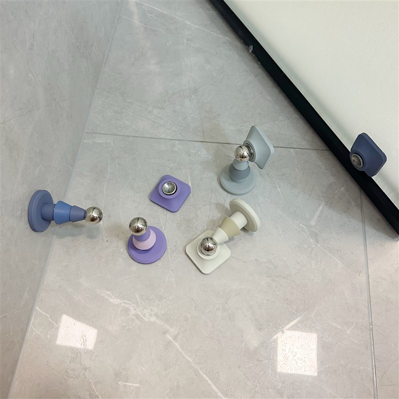 创意卡通门吸免打孔浴室玻璃门防风门塞阻门器强力磁吸地吸门碰