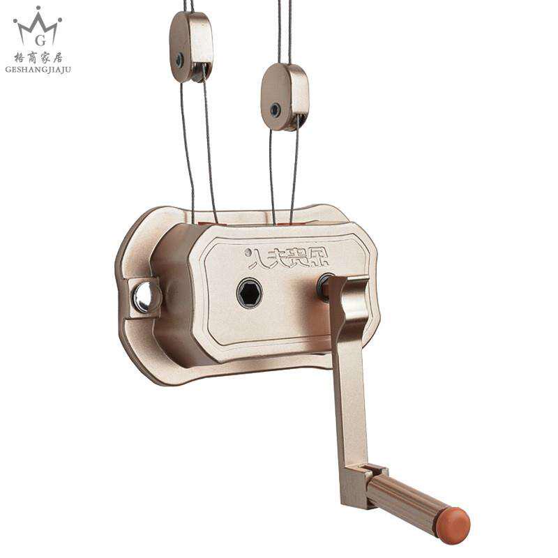 金贵夫人升降晾衣架配件大全维修替换室内通用杆单杆滑轮手摇器