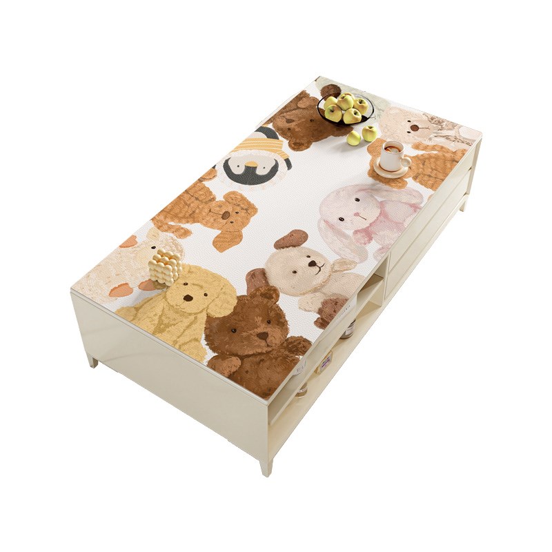 茶几桌布防水防油防烫免洗桌垫高级感客厅桌面保护垫茶几遮盖布