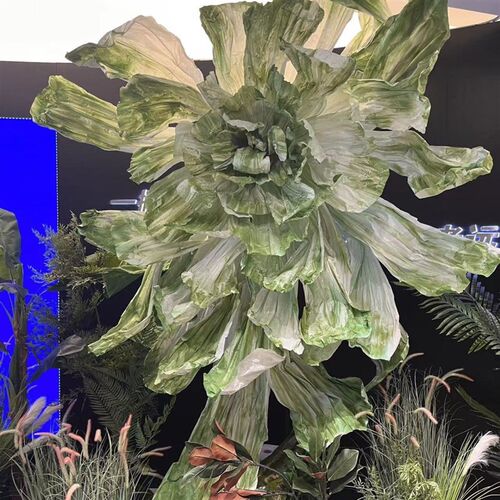 巨型婚庆道具纸艺纸花美塑花褶皱纸背景装饰手工橱窗美陈婚礼大型