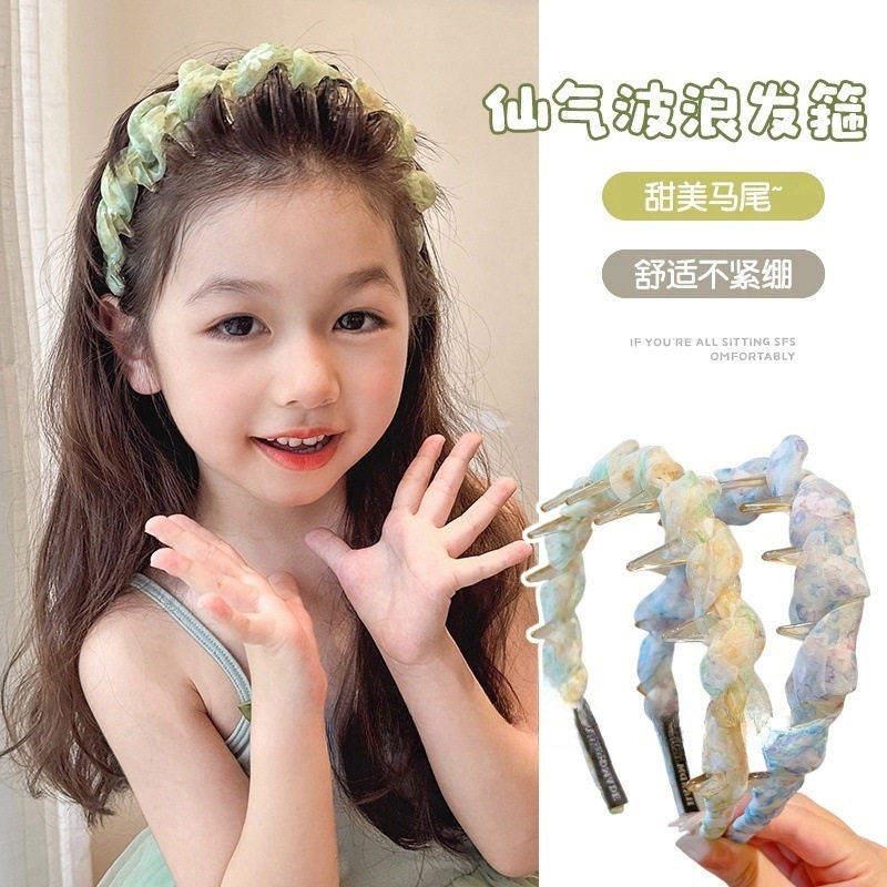 高级感带齿梳蓬松发箍女倒梳头箍压发夹碎发捆头饰高颅顶洋派时尚