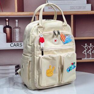 日本妈咪包母婴外出轻便手提高颜值背包婴儿防水便携包大容量时尚