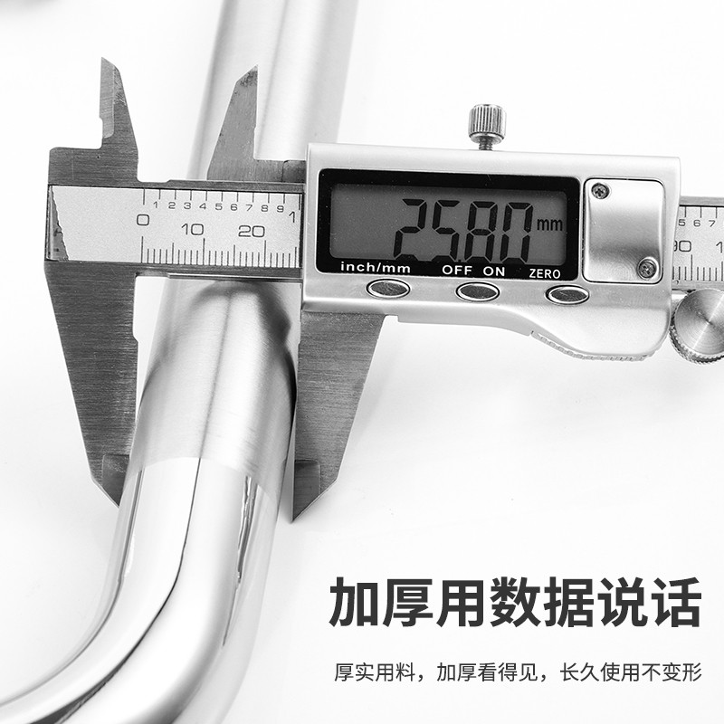 304不锈钢浴室玻璃门拉手L型移门拉手淋浴房把手卫生间铜芯拉手