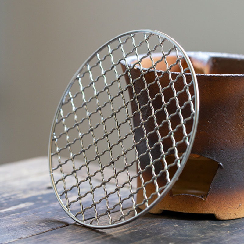 圆形加厚粗烤网304不锈钢烧烤网片小炭炉围炉煮茶篦子电陶炉烤网