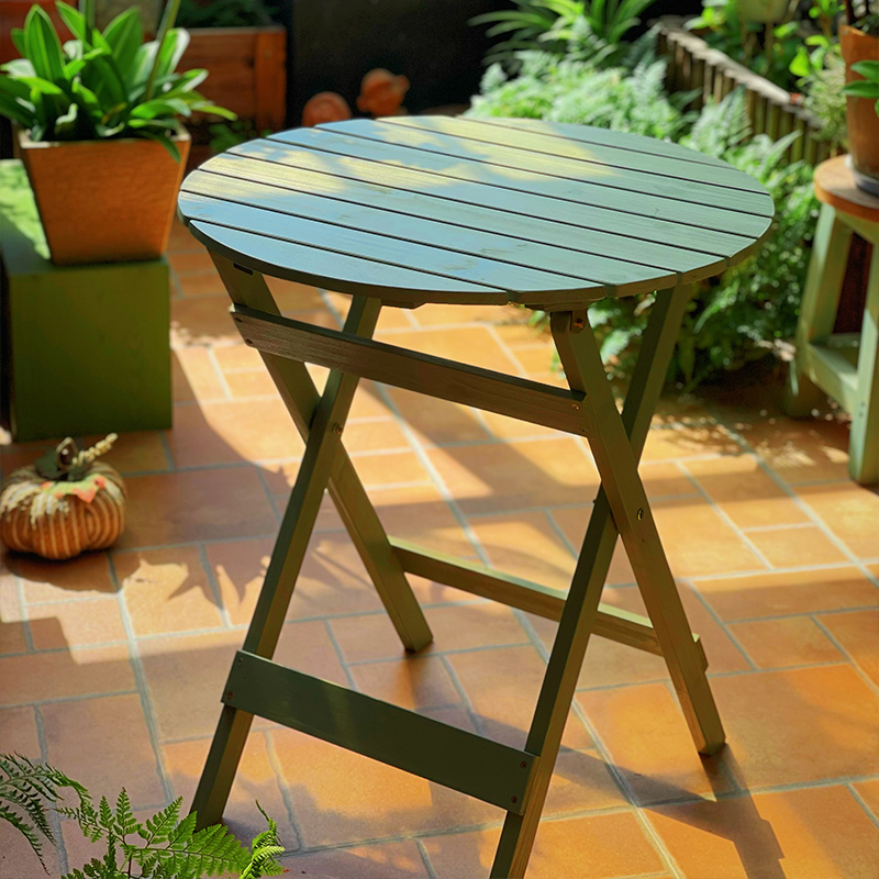 复古可折叠桌子室内便携式书桌实木椅子餐桌摆摊架子小方桌免装