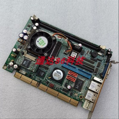 拆机IEI威达 PCISA-LUKE-1G-R10 半长卡工控电脑主板 测试OK