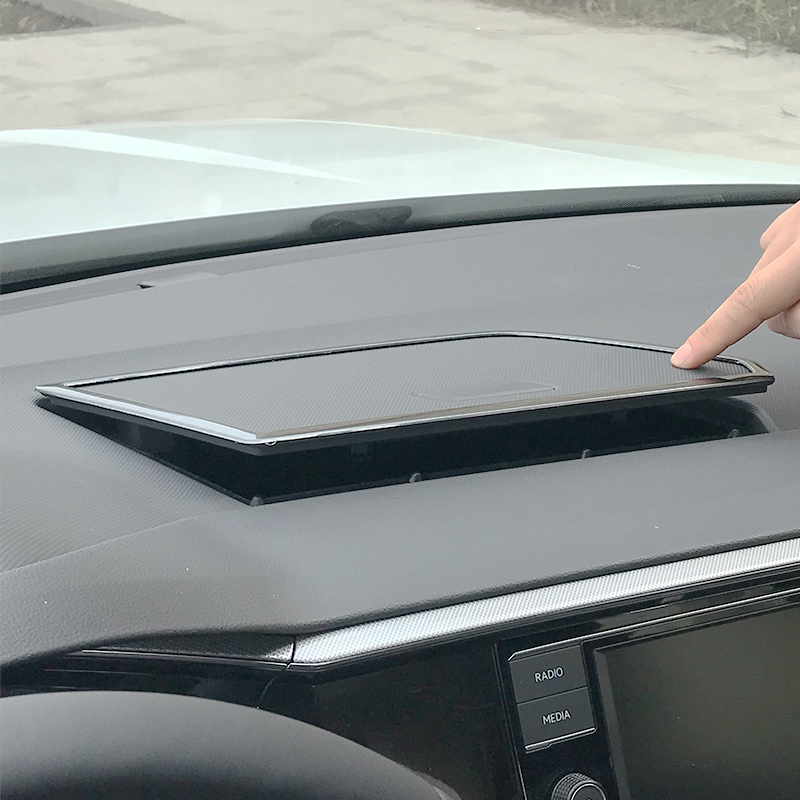 一汽大众探岳仪表台喇叭框后门板喇叭罩音响框不锈钢内饰改装