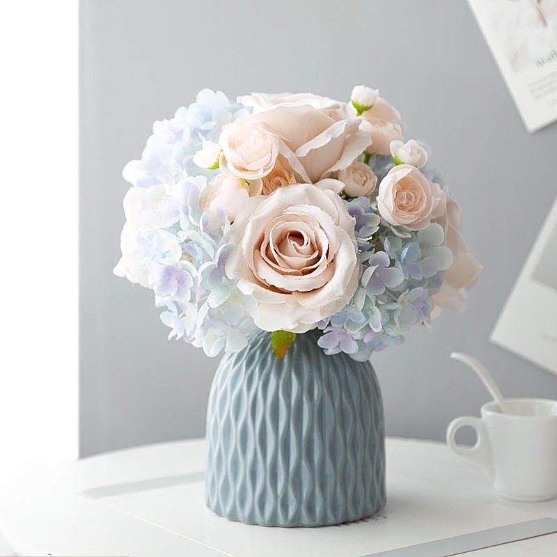 仙女风高档仿真花假花摆设客厅装饰花束茶几家居餐桌干花艺摆件,家居饰品,仿真花/假花,淘宝优惠券,粉丝福利购,淘宝优惠卷