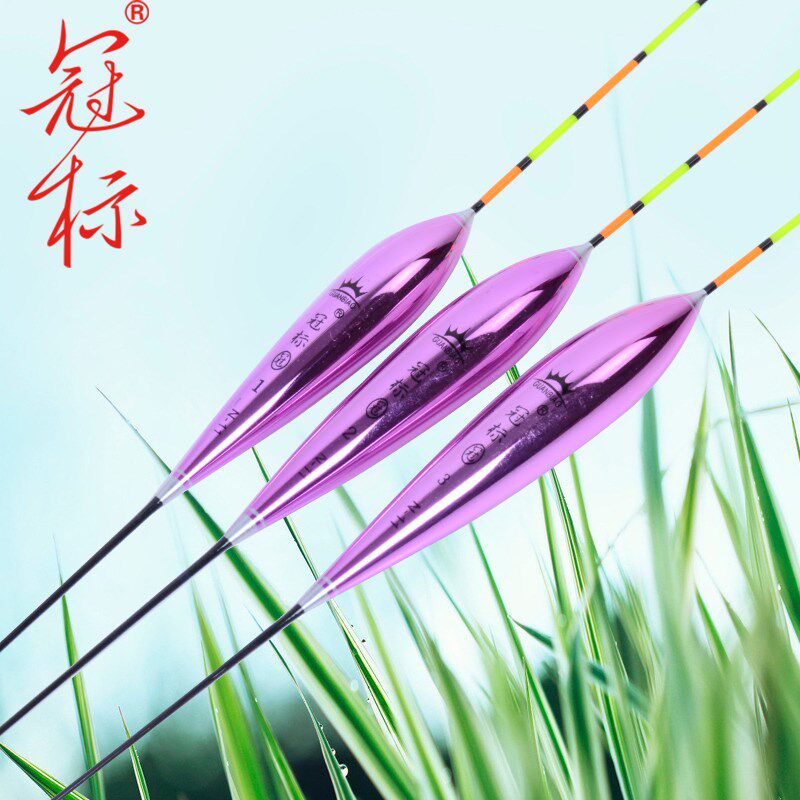 冠标彩金鱼漂鲫鱼漂高灵敏纳米浮漂醒目顿口漂抗风浪抗走水鱼漂