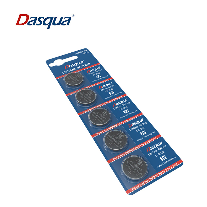 达时科卡尺电池CR2032纽扣电池3V五粒装电子数显百分表千分尺电池