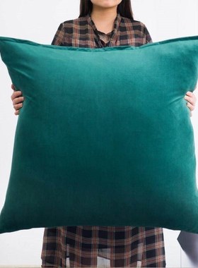 高端抱枕套X60x80沙发靠枕套罩X65x85天鹅绒靠垫X70x90不含芯X55