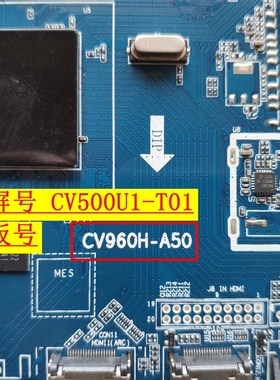 原装PPTV PTV-50VU4 55C4 58T4 55DX5主板CV960H-A50屏可选