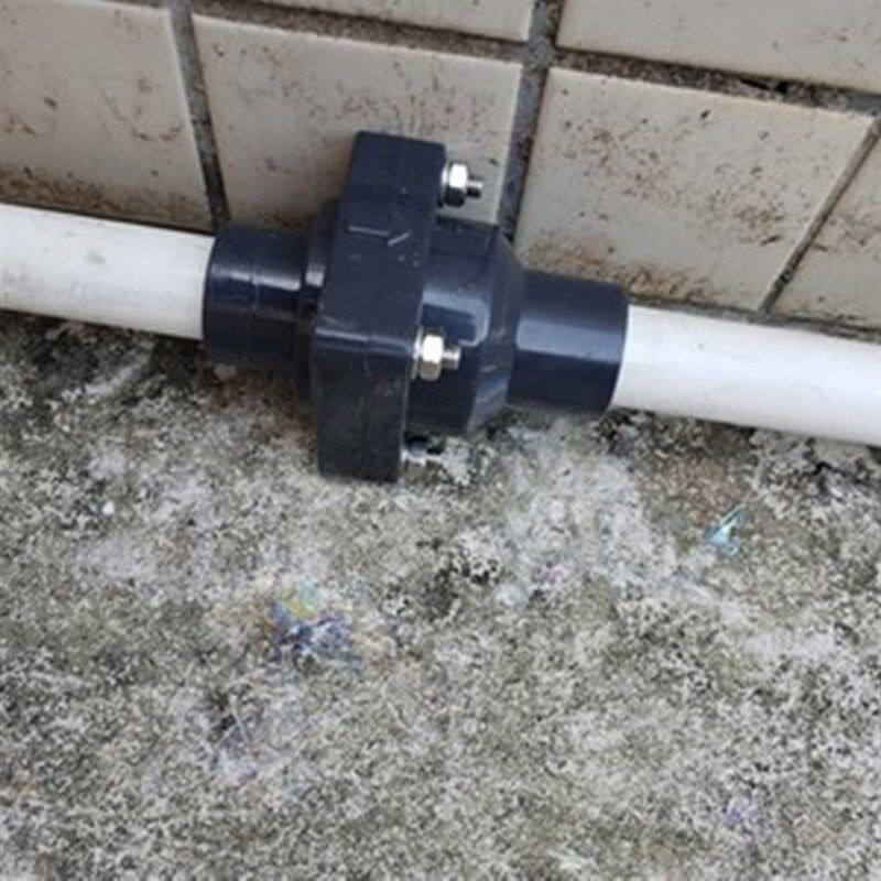 PVC止回阀 塑料翻板止回阀 止水流单向阀 下水道立卧通用止逆阀