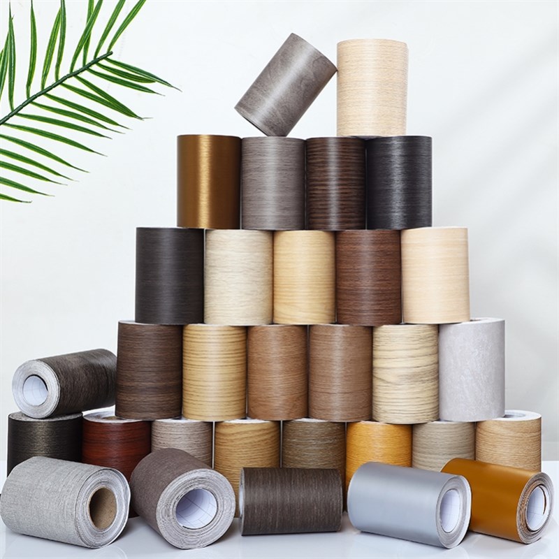 木纹胶带家具厂专用木纹纸自粘墙纸贴纸防木地砖木纹砖贴仿实木