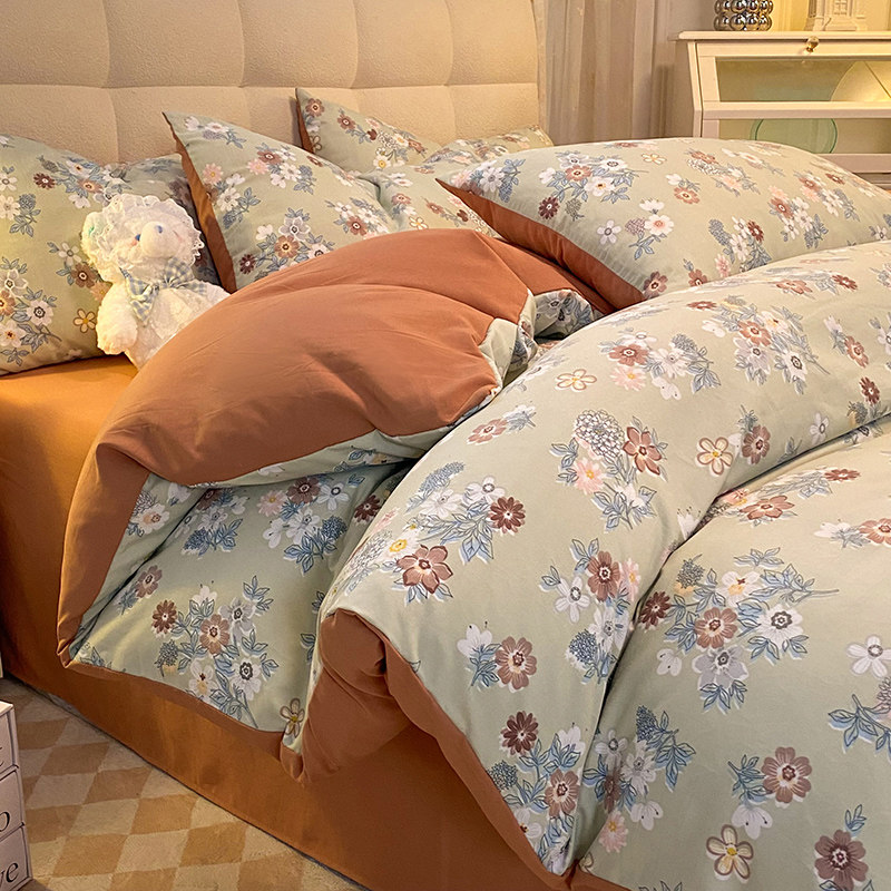 A类水洗棉麻被套单件2米x2米3单独被罩150x200被单套田园风小碎花,床上用品,被套,淘宝优惠券,粉丝福利购,淘宝优惠卷