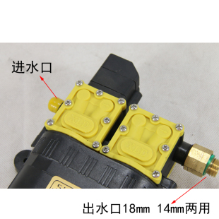 智能停机12V双核动力水泵农用电动喷雾器双泵高压100米打药洗车