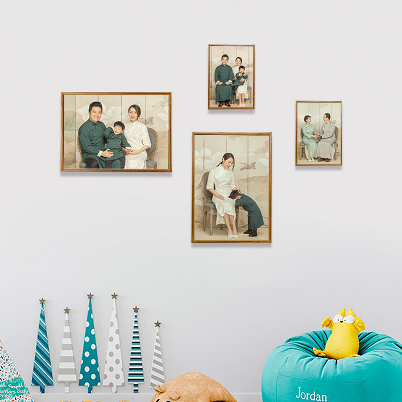 泛太克定制磁性画框摆台摆件像框相框6寸7寸A4来图家庭装照片墙