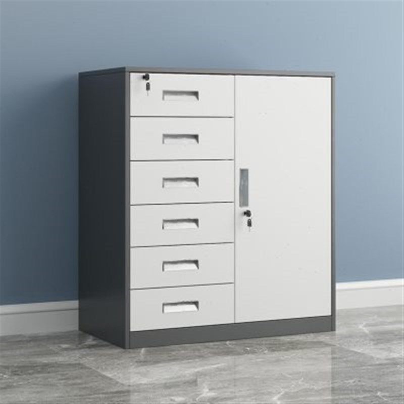 定制钢制文件柜办公室铁皮KLE-1596柜财务纳档案资柜收柜柜料带矮