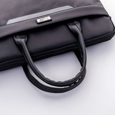 必能办公手提公文包资料文件包电脑包拉链袋男会议商务文件袋定制