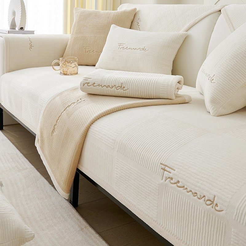 刺绣沙发垫盖布四季通用防滑坐垫子客厅皮沙发套罩子盖巾2024新款,居家布艺,沙发垫,淘宝优惠券,粉丝福利购,淘宝优惠卷