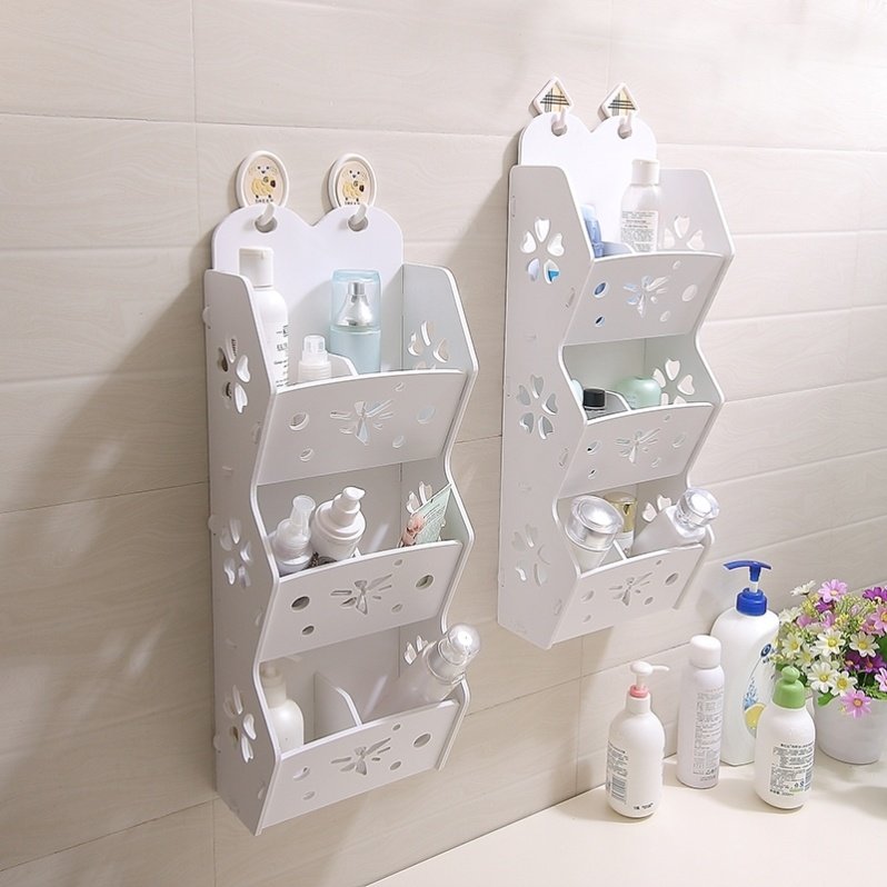 挂壁式洗漱桌上装饰梳子筒房间壁挂架桌面台面大收间卫生间窄缝省,家庭/个人清洁工具,浴室角架/置物架,淘宝优惠券,粉丝福利购,淘宝优惠卷