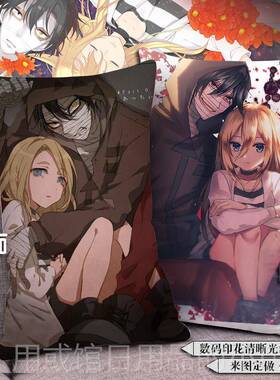 正品杀戮天抱枕靠枕定二制艾扎克瑞吉儿动周漫卡使通次元边生日礼