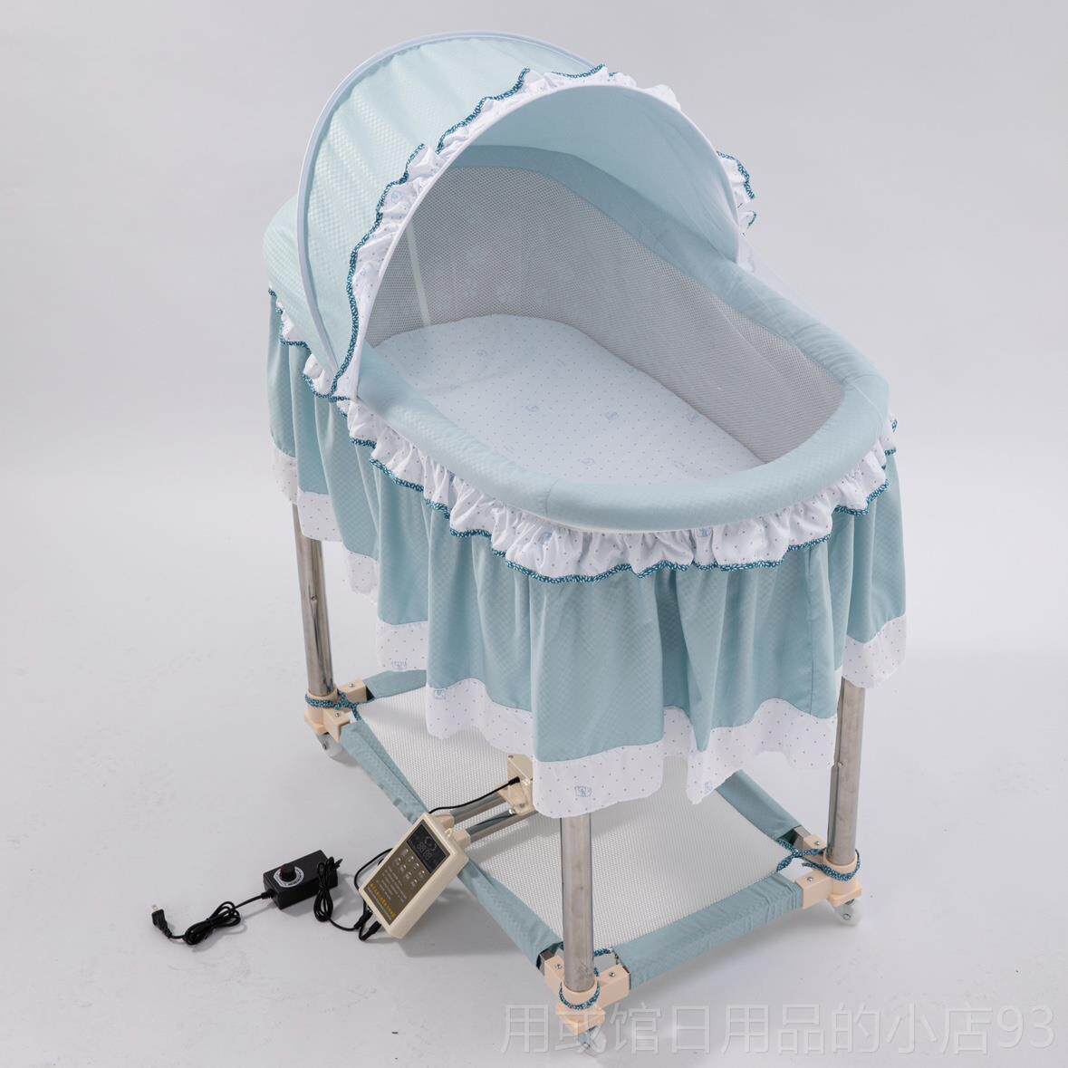 正品哄新娃神器新寄托婴儿摇篮生儿哄睡宝宝智下能上摇萝卜式蹲婴图片