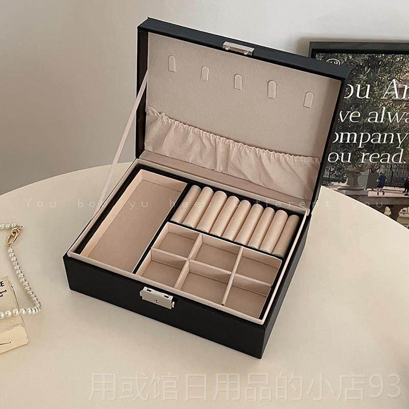 正品大容量针高档精纳致多层带锁收首盒项炼手饰耳耳饰防氧化化饰,饰品/流行首饰/时尚饰品新,首饰盒,淘宝优惠券,粉丝福利购,淘宝优惠卷