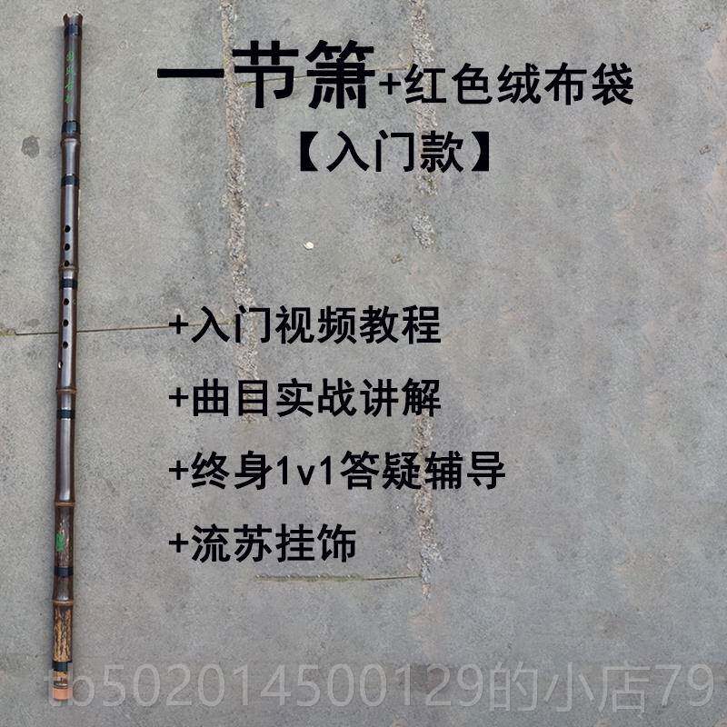 高档洞箫乐器初学入门专业G紫竹六古孔风八F调玉短吹萧竖学生笛教