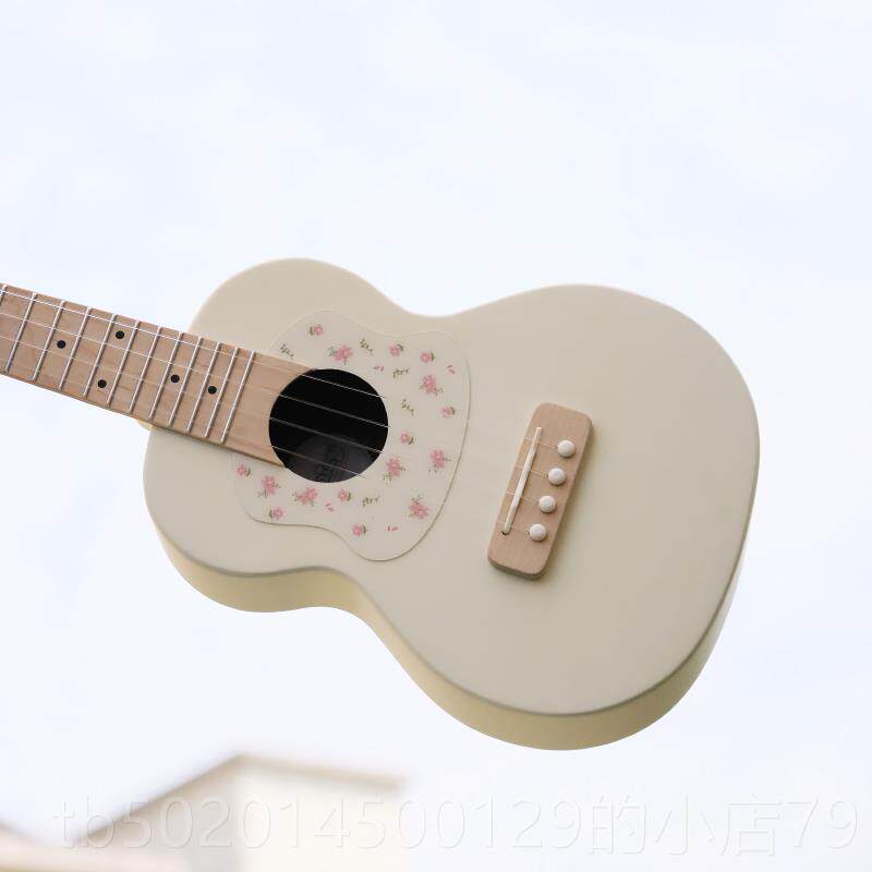 高档Dais油y高颜值奶色23寸门级初学者可爱女生款儿童入单板克里