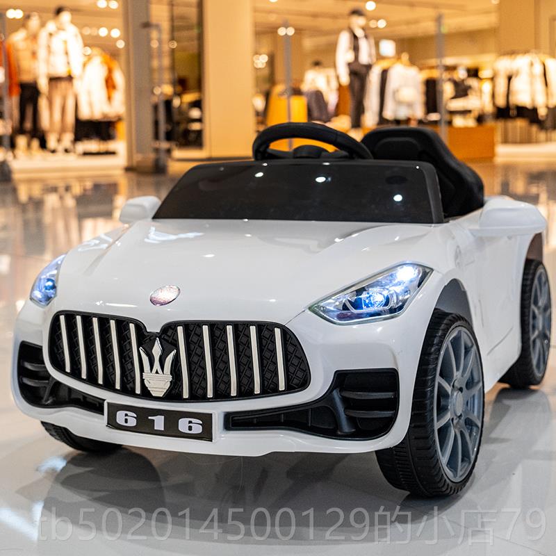 高档玛拉蒂儿童电动车车四轮带遥控汽宝宝车男女小孩玩莎具可坐人