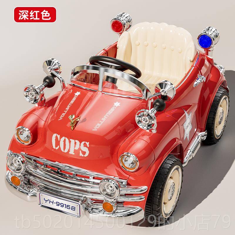 高档儿童电动车遥汽四驱可坐车控人四轮车婴小孩老爷车儿幼儿玩具