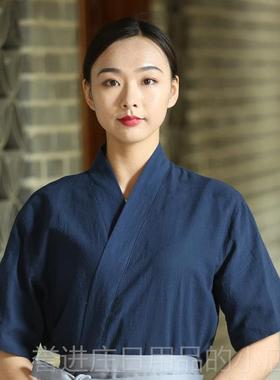 正品定制日式工料和理服服寿司服韩国日本作服装厨师装餐厅服务员