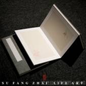 正品 素放斋仿古色仿萝轩古变笺册页加厚宣纸半生半亚古风空白麻折