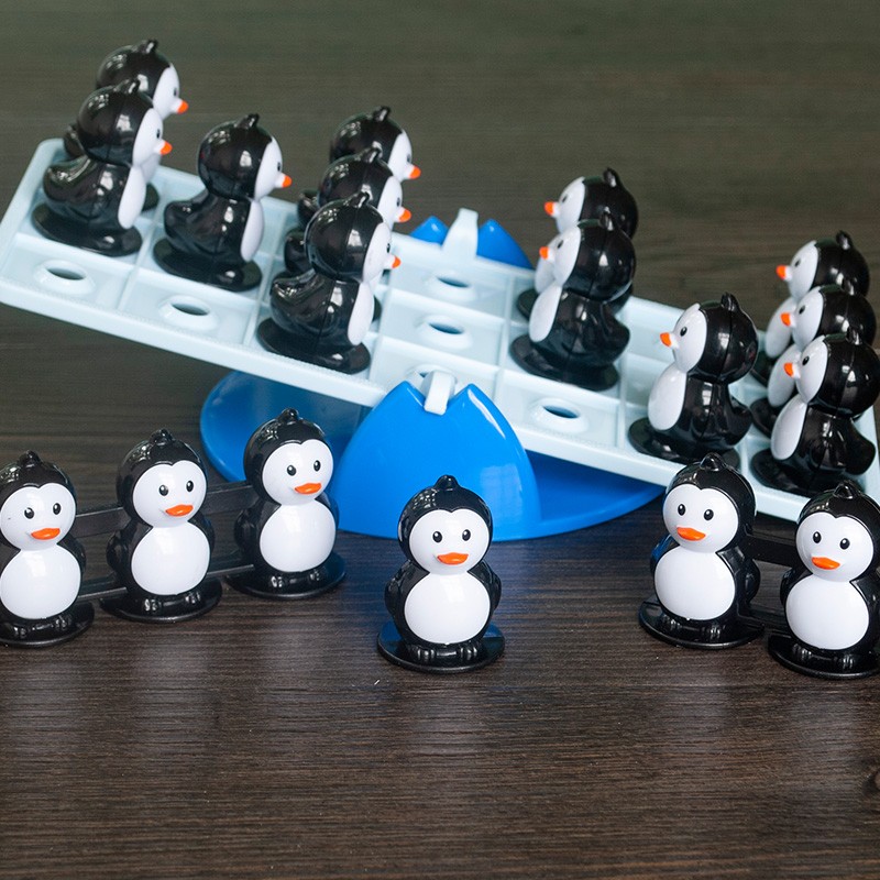 脑力大作战平衡企鹅天平秤称儿童益智类玩具逻辑思维训练游戏桌游