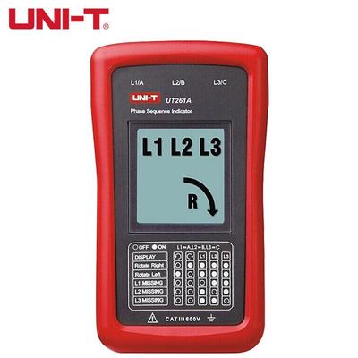 UNI-T优利德非接触式三相交流电相序及马达转向仪相位表UT261A