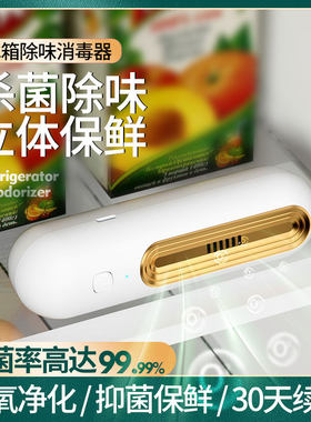 冰箱除味器蔬菜水果保鲜臭氧除异味车载空气净化器鞋柜衣柜除臭机