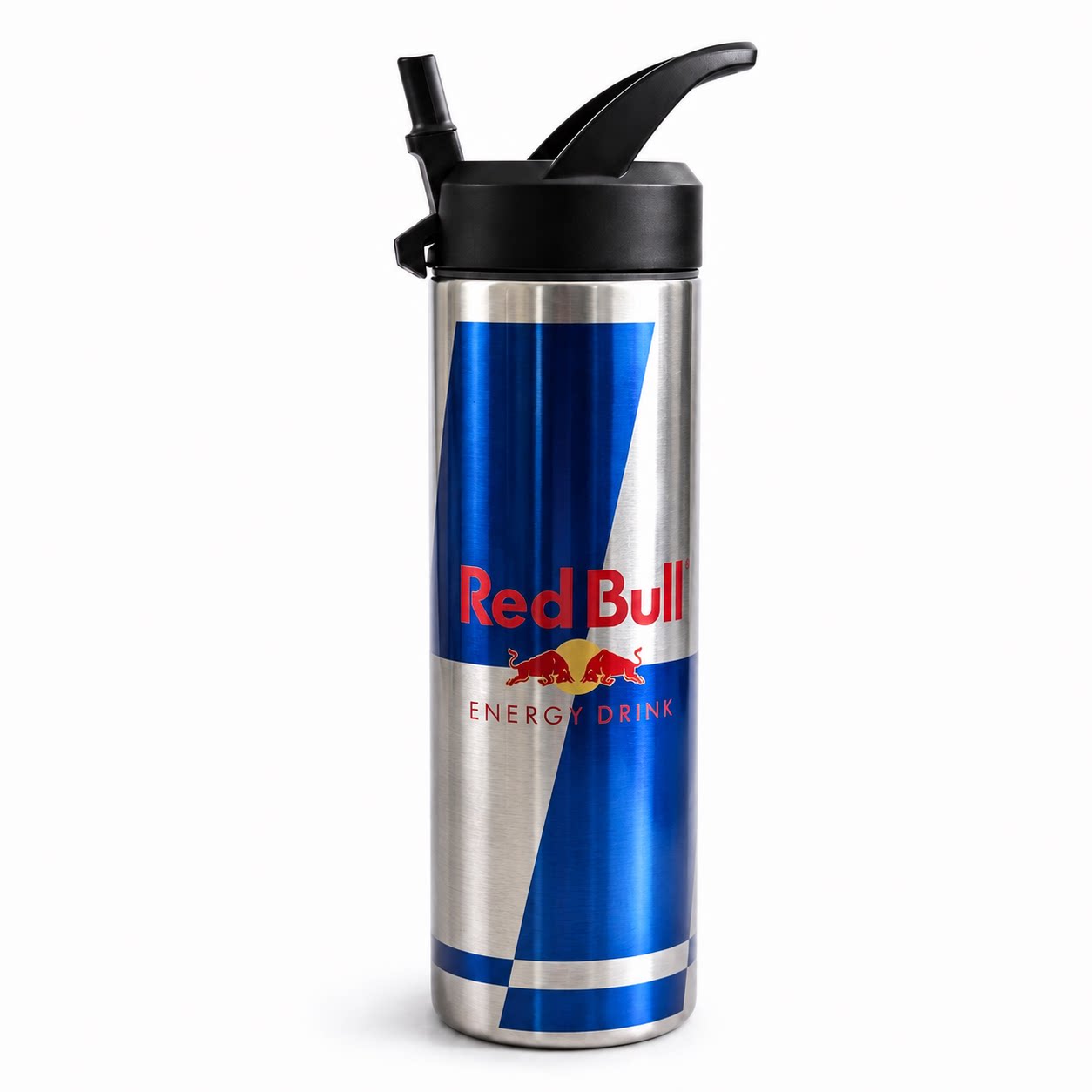 Red Bull 蓝经典图案金保冷/保温杯