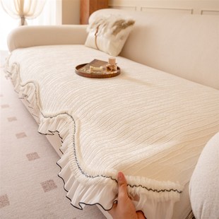 异形沙发垫2025新款 通用防滑裙边高级感盖布高级感皮沙发套罩 四季