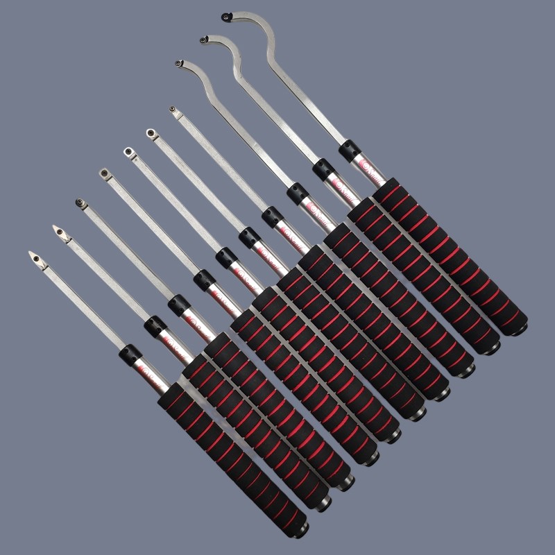 铝合金柄可伸缩手持舍弃式木工车刀合金刀片掏空刀