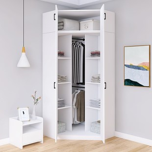 【香港包郵】90度转角衣柜定制极简家用卧室小户型拐角7字主卧L型