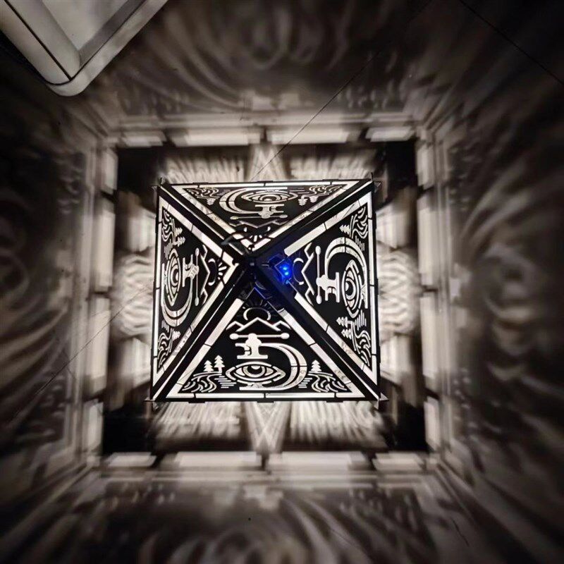 露营灯不锈钢灯罩适配GZ黑狗千风灯塔手电配件复古金字塔营地灯罩