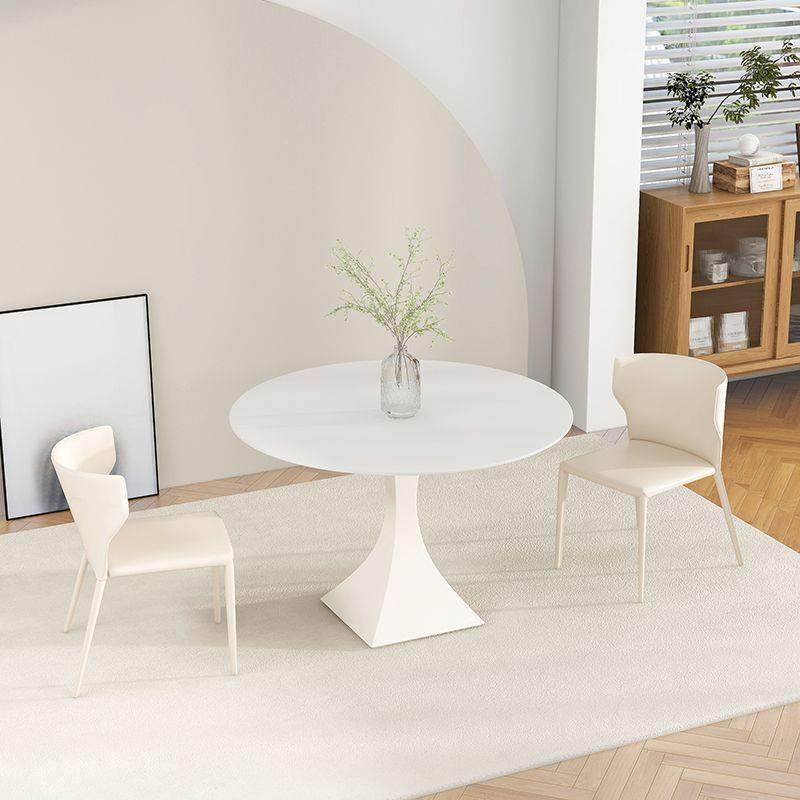 岩板餐桌椅组合奶油风家用吃饭现代简约轻奢圆桌子小户型饭桌餐厅,鲜花速递/花卉仿真/绿植园艺,割草机/草坪机,淘宝优惠券,粉丝福利购,淘宝优惠卷