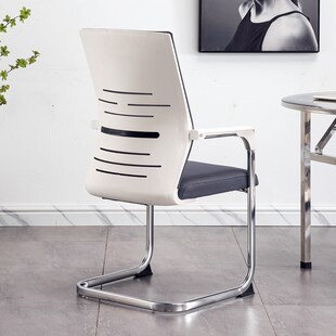 电脑椅家用书房椅办公椅子网布弓形椅职员椅简约会议椅