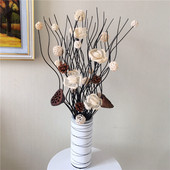 天然树枝干枝干花艺插花家居摆件书桌装 玄关客厅摆设 饰仿真花套装